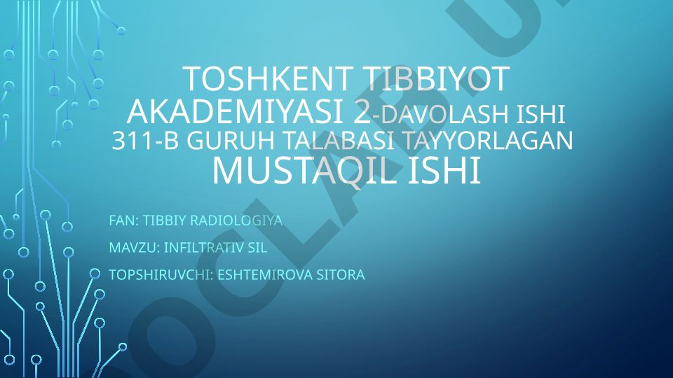 Infiltrativ sil