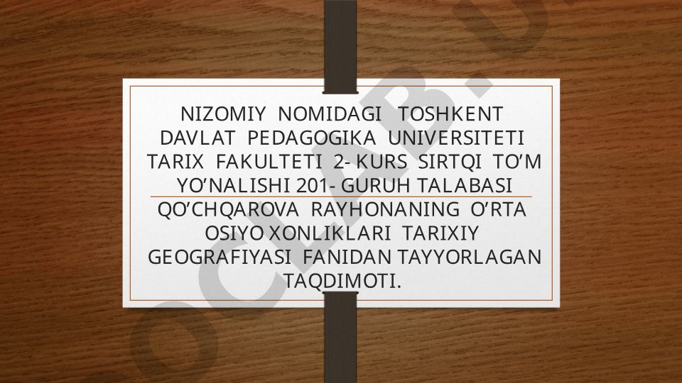 XIX asr boshlarida Oʻrta Osiyo xonliklariga amalga oshirilgan ekspeditsiyalar