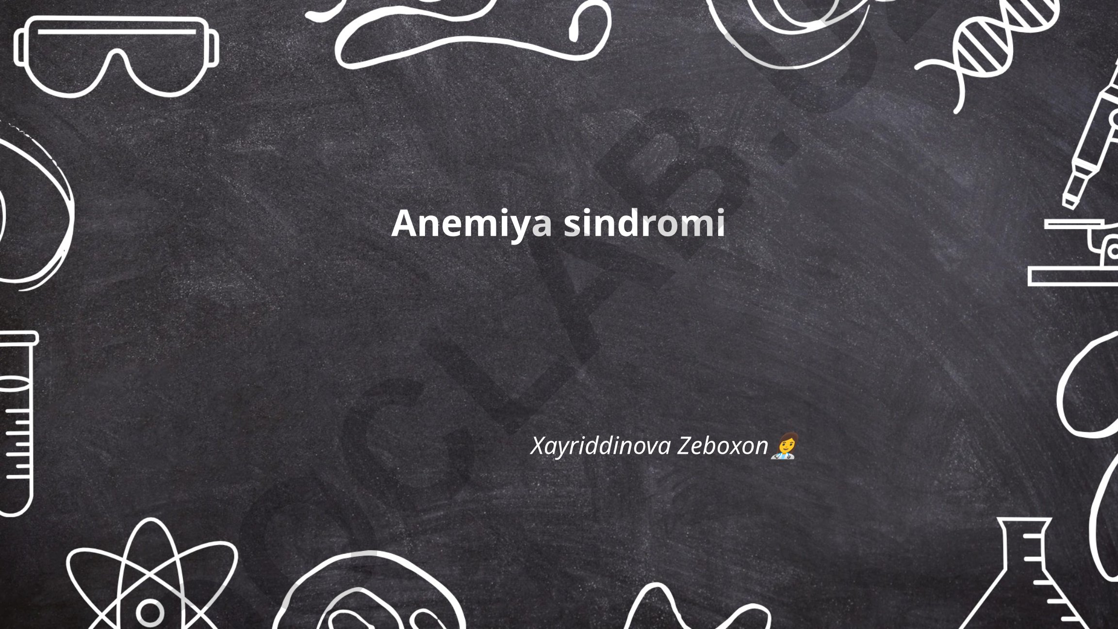 Anemiya sindromi: sabablari, belgilari va davolash