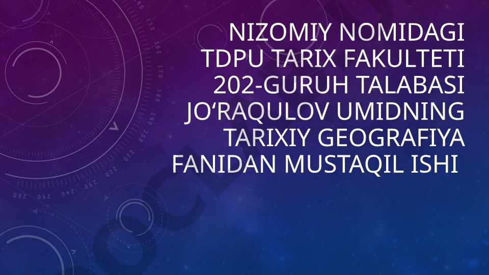 Qoʻqon xonligi tarixiy geografiyasi