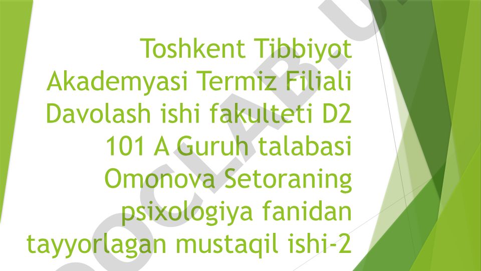 Psixologiyaning tadqiqot metotlari