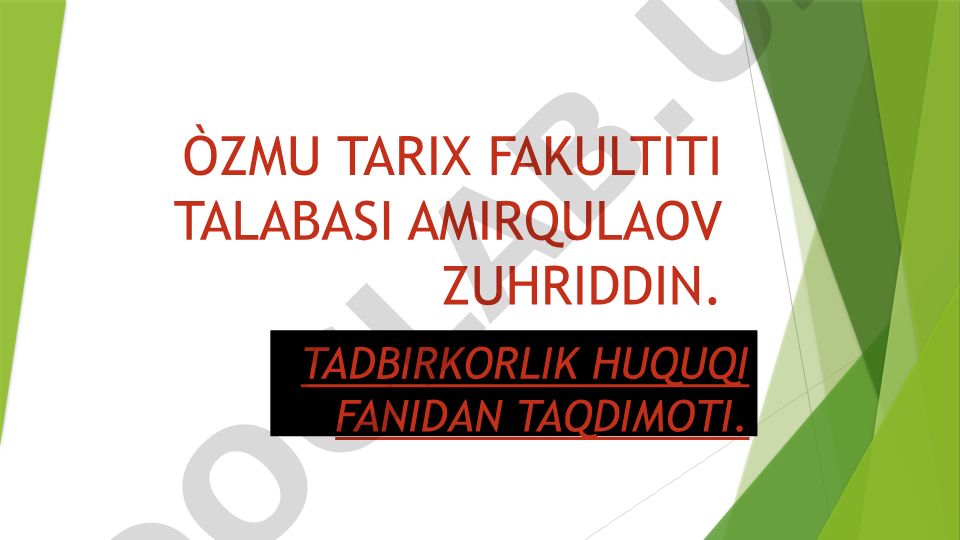 Aksiyadorlik jamiyatining huquqiy holati, tashkil etish tartibi va boshqaruv organlari