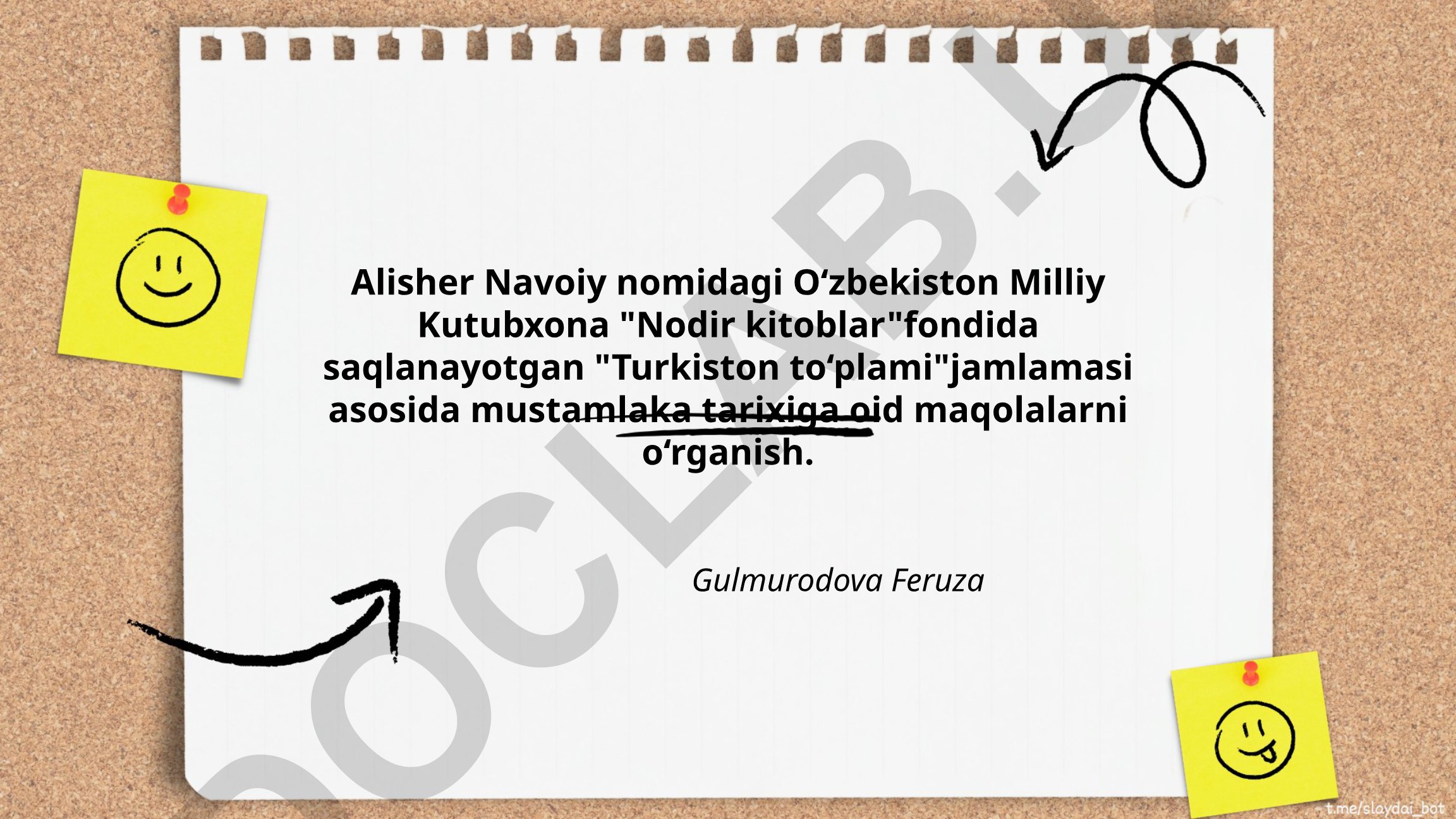 Turkiston to'plami asosida mustamlaka tarixini o'rganish