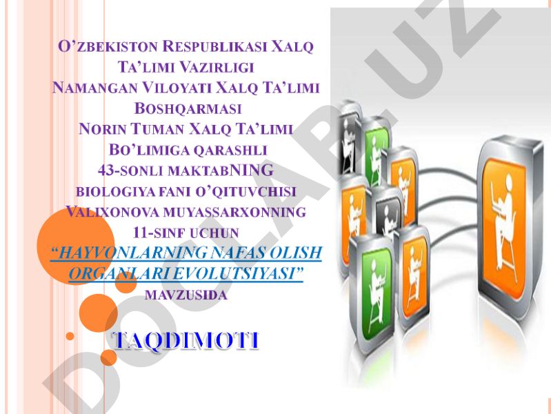 Hayvonlarning nafas olish organlari evolutsiyasi