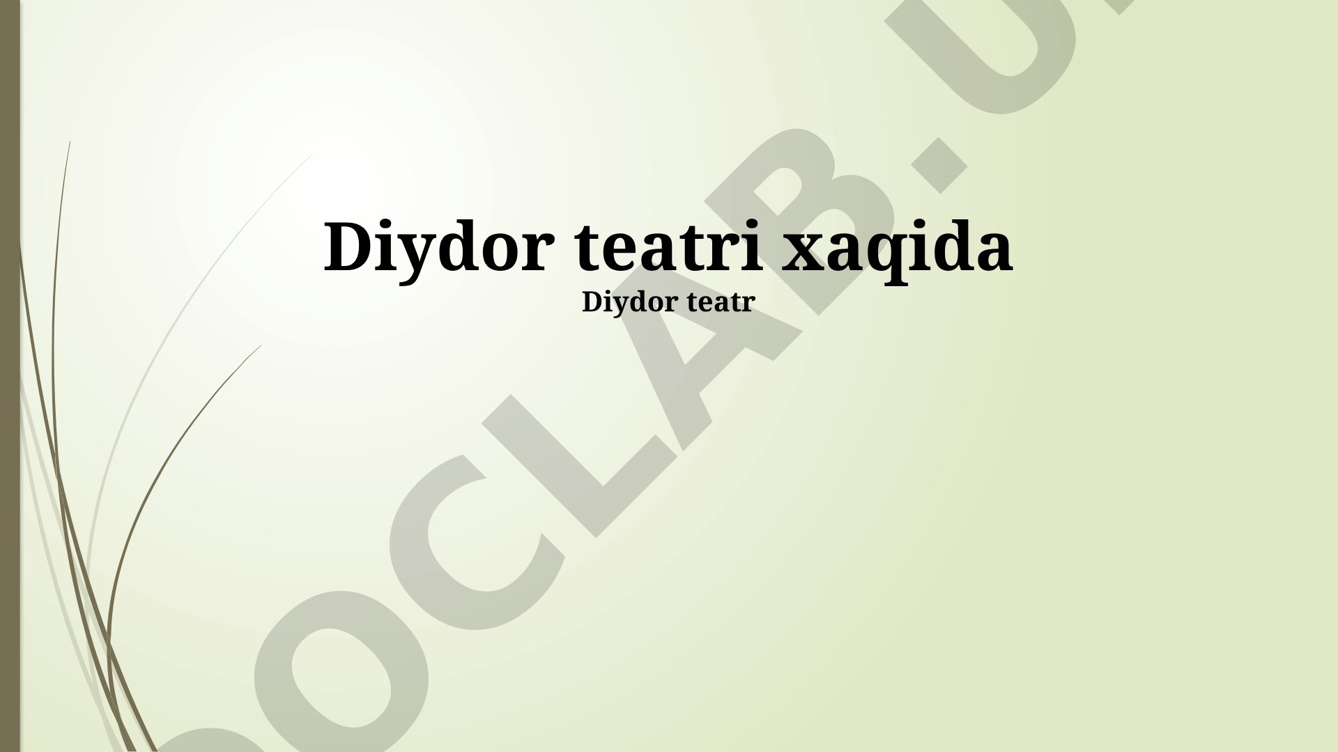 Diydor teatri
