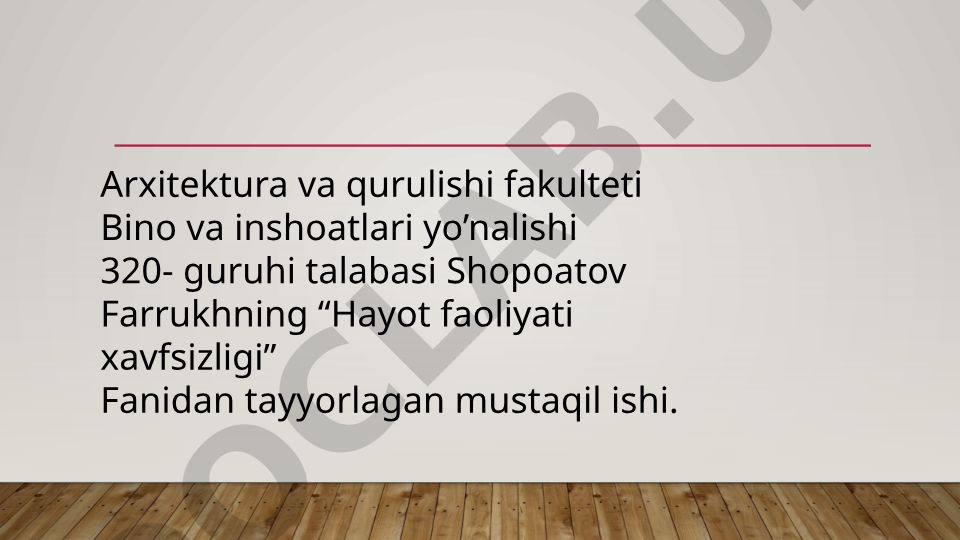 Xavfsiz faoliyatni tashkil qilishda xodimlar bilimini tekshirish va o’qitish