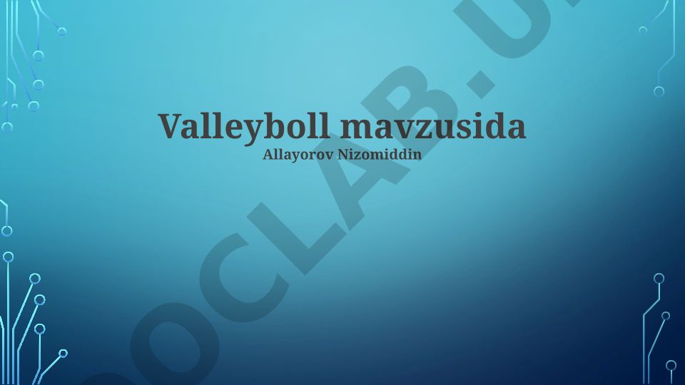 Valleyboll: tarixi, qoidalari, strategiyalari va kelajagi
