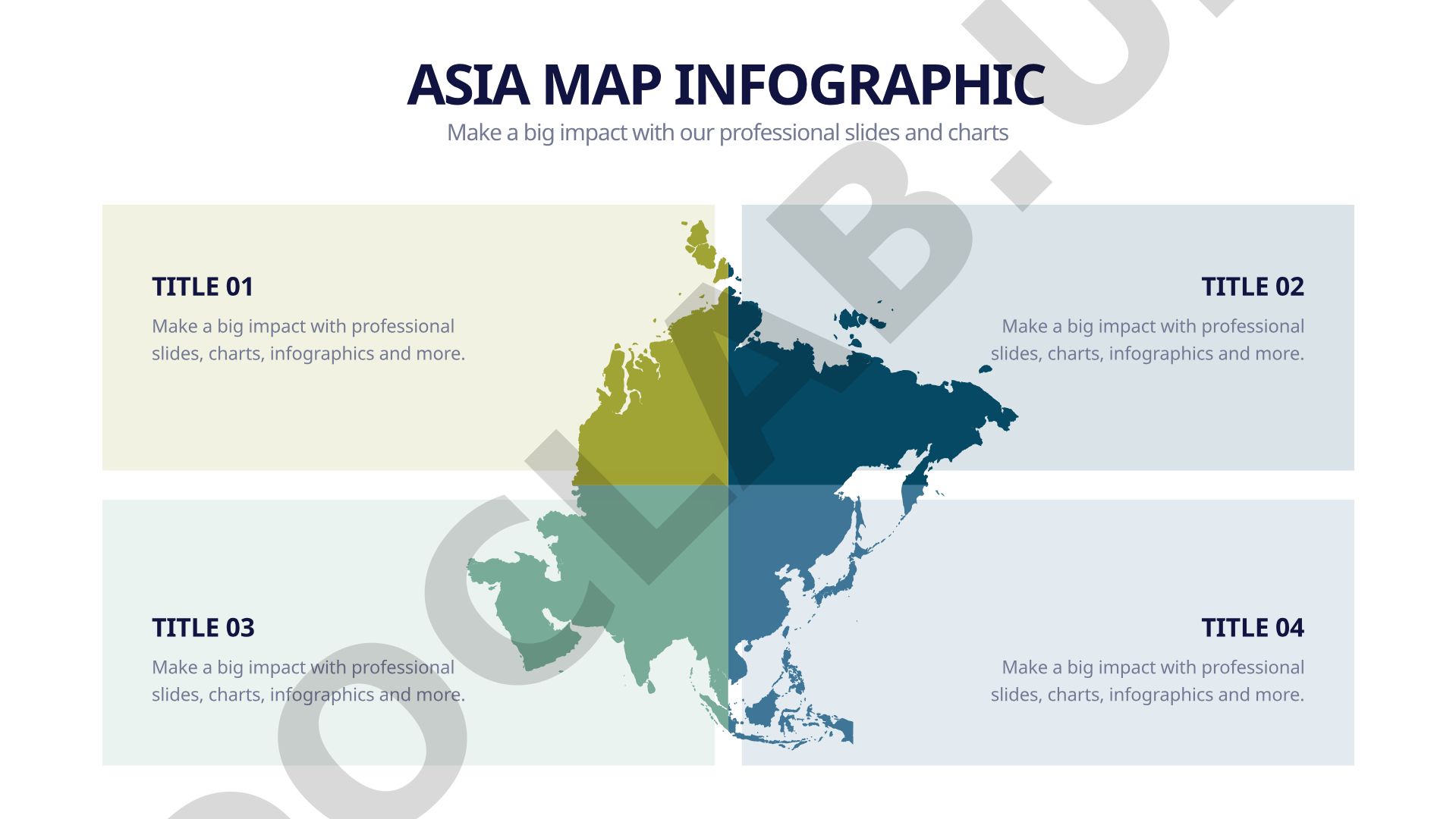 Professional slides and charts for impactful presentations