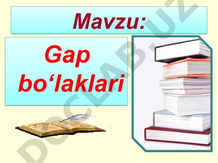 Gap bo‘laklari