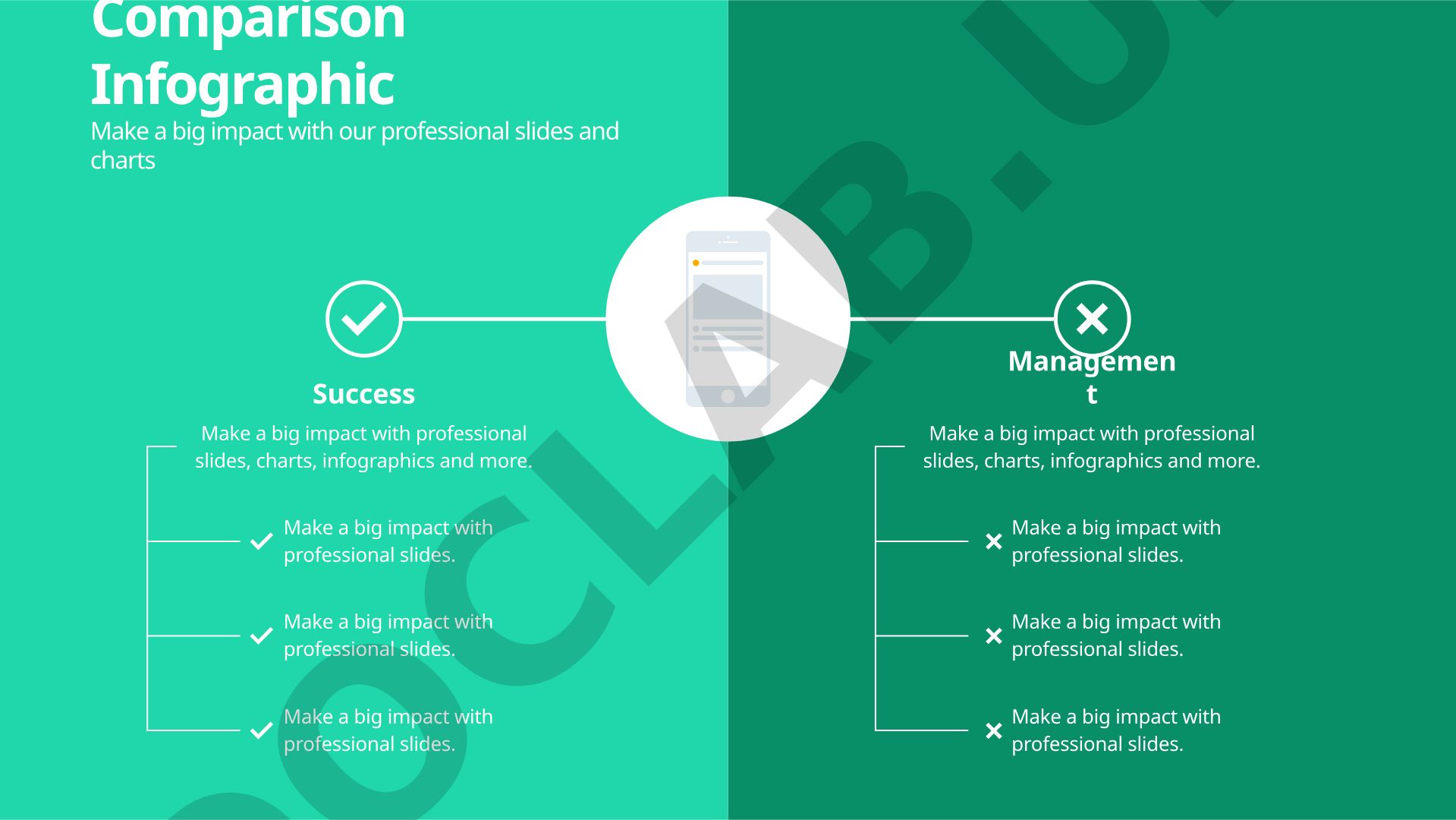 Comparison Infographic for Professional Presentations