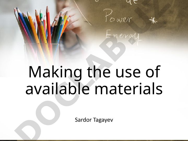 Teaching-learning materials in classroom education