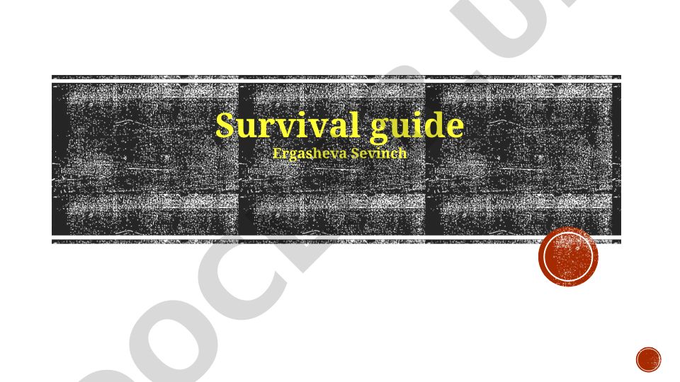 Survival guide for wilderness emergencies