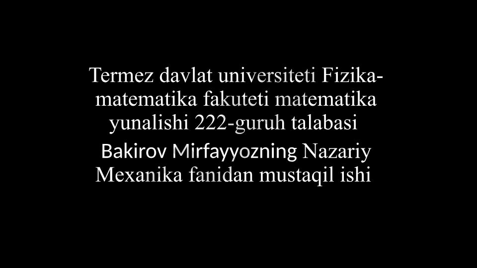Qo‘zg‘almas nuqta atrofidagi harakati. Eyler burchaklari. Aksoidalar