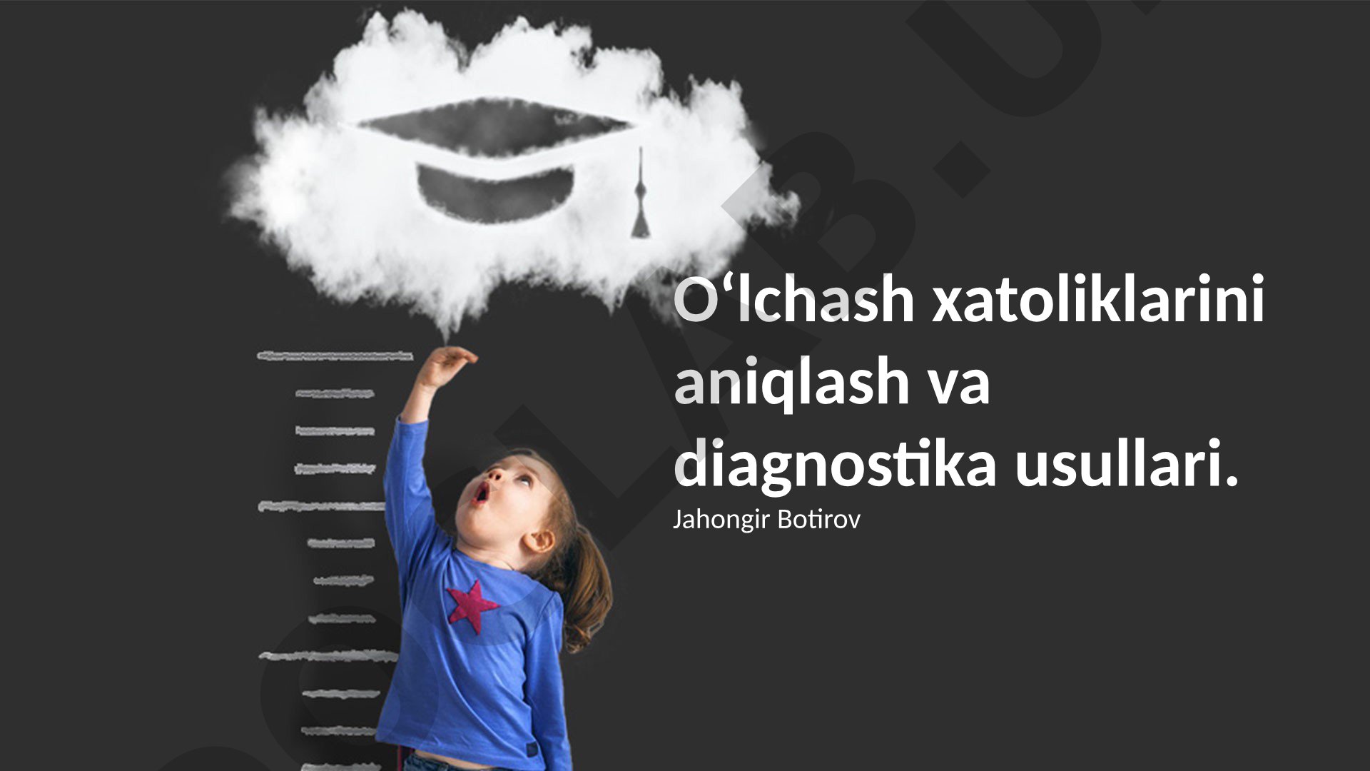 O‘lchash xatoliklarini aniqlash va diagnostika usullari