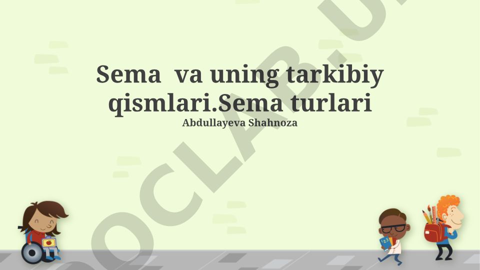 Sema tushunchasi va uning turlari