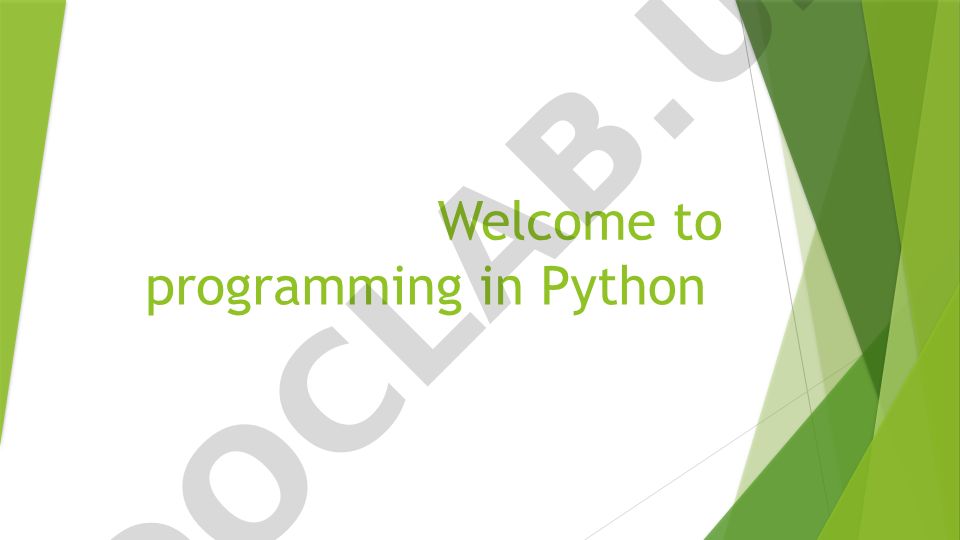 Python dasturlash tili va asosiy xususiyatlari