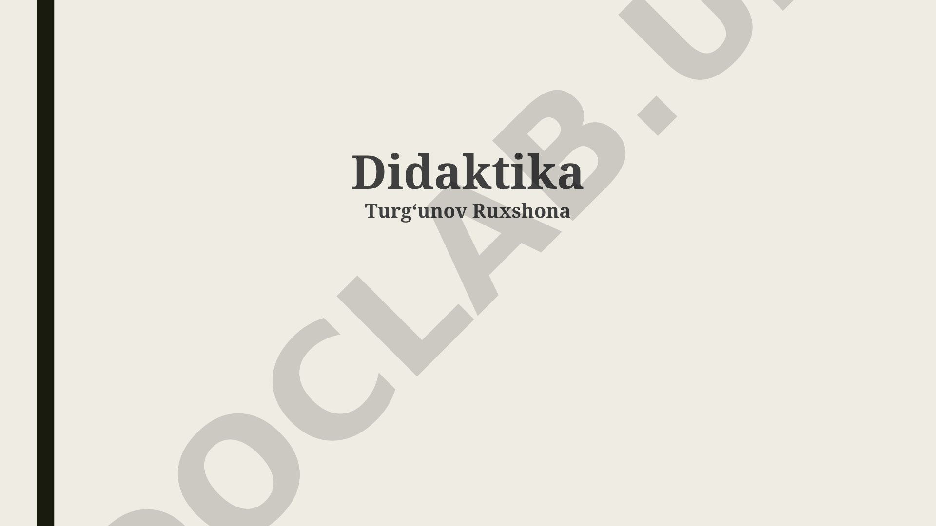 Didaktika