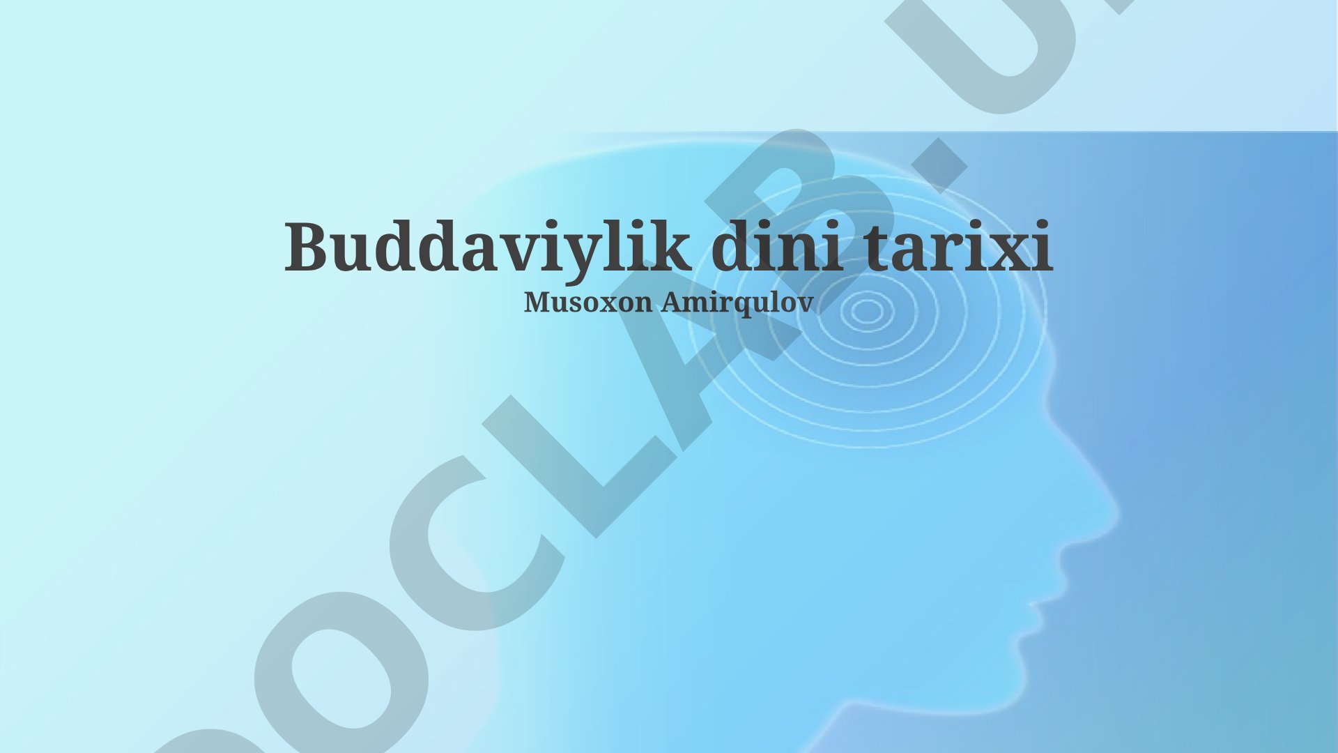 Buddaviylik dini tarixi