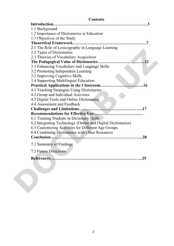 The Role of Dictionaries in Language Education and Learning