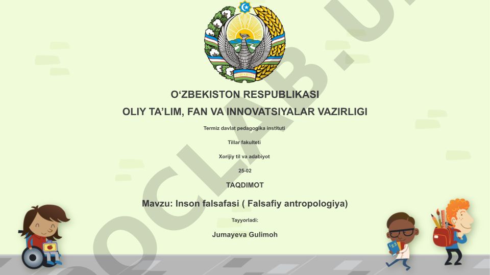 Inson falsafasi (Falsafiy antropologiya)