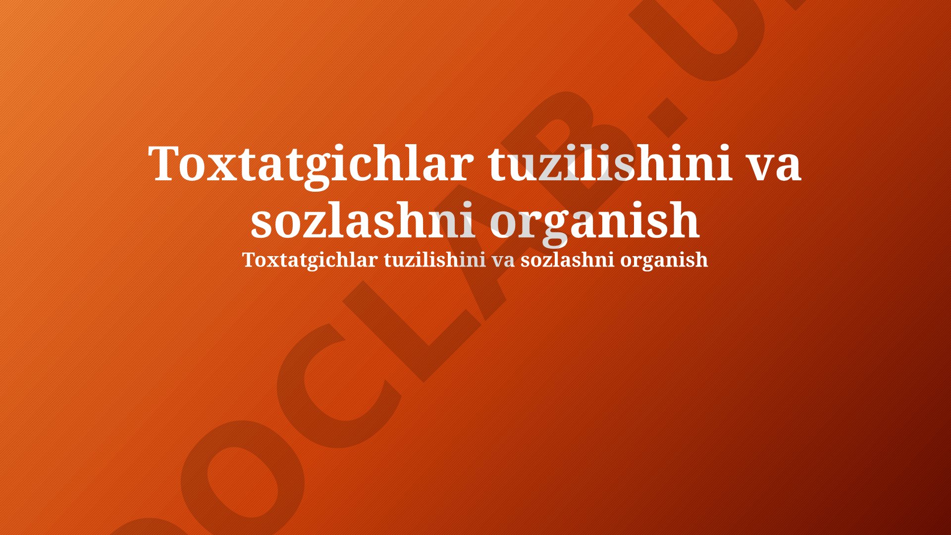 Sovutgichning tuzilishi, sovutish sikli va sozlash