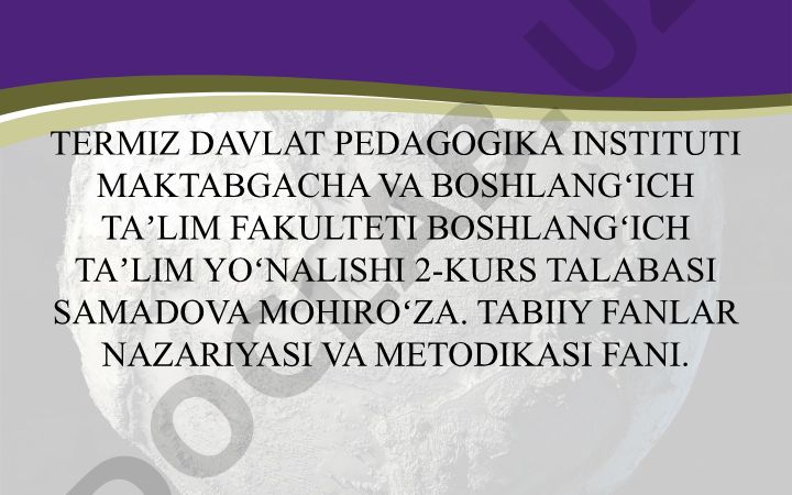 Ekvator, meridian va parallel chiziqlari, globus va xarita