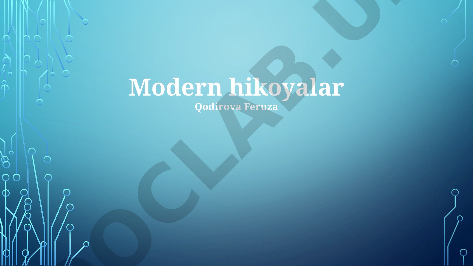 Zamonaviy hikoyalar: Tarix, janrlar va uslublar