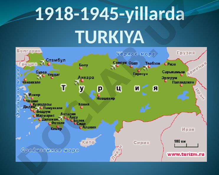 1918-1945-yillarda Turkiyaning siyosiy va harbiy holati