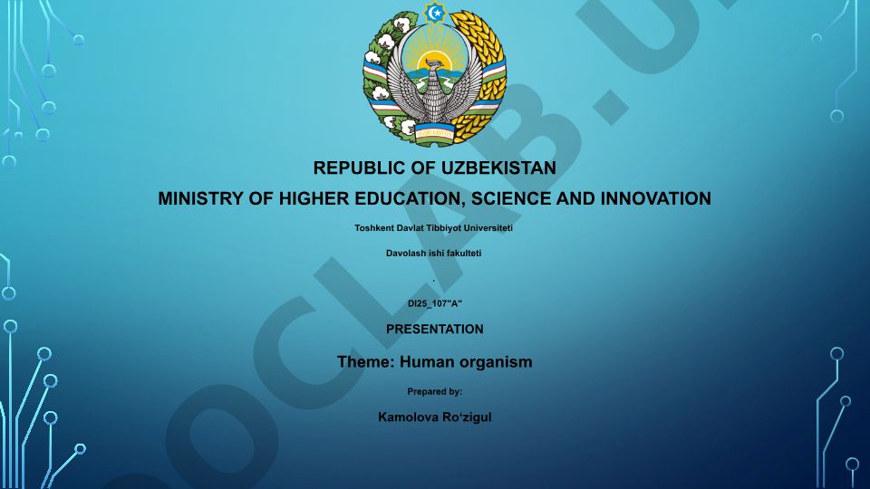 Human organism