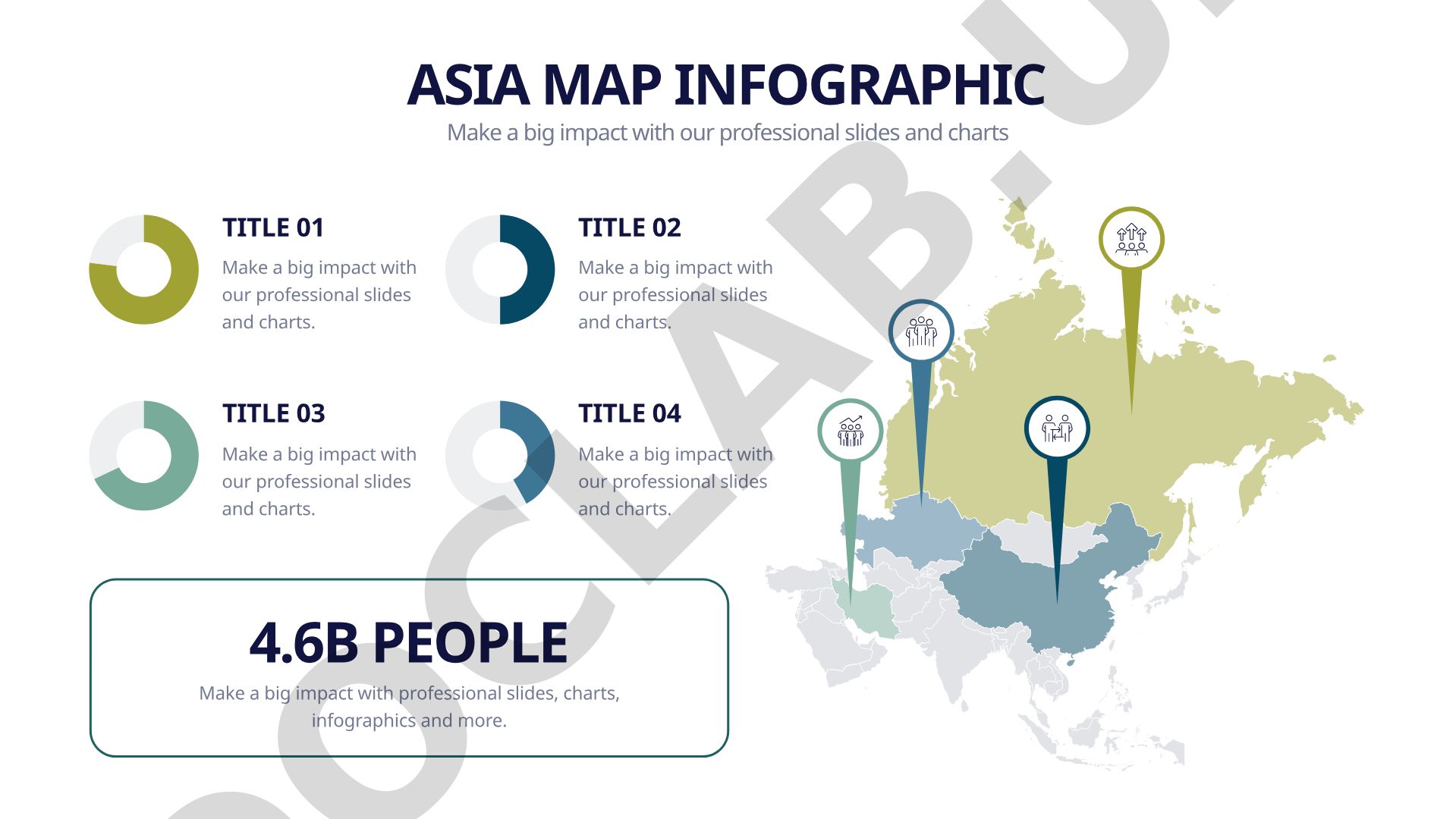 Professional slides and charts for impactful presentations