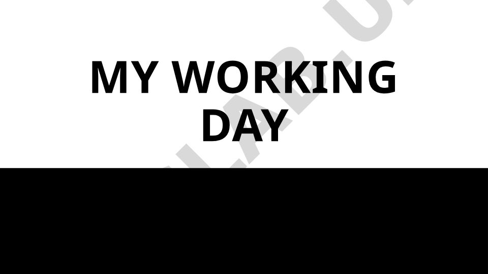My Working Day