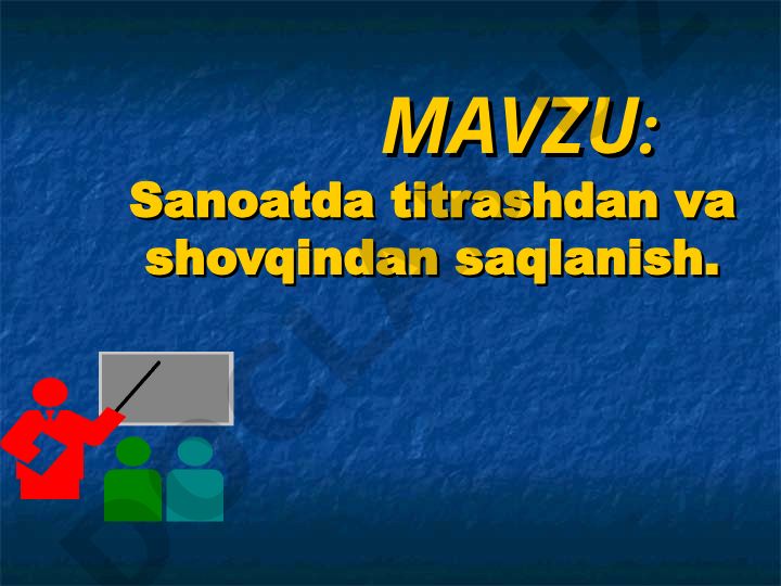 Sanoatda titrashdan va shovqindan saqlanish