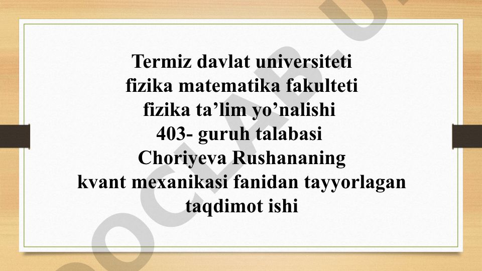 Magnit maydonida spektral