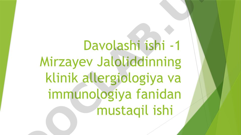 Yutal sindromida differensialash sindromi