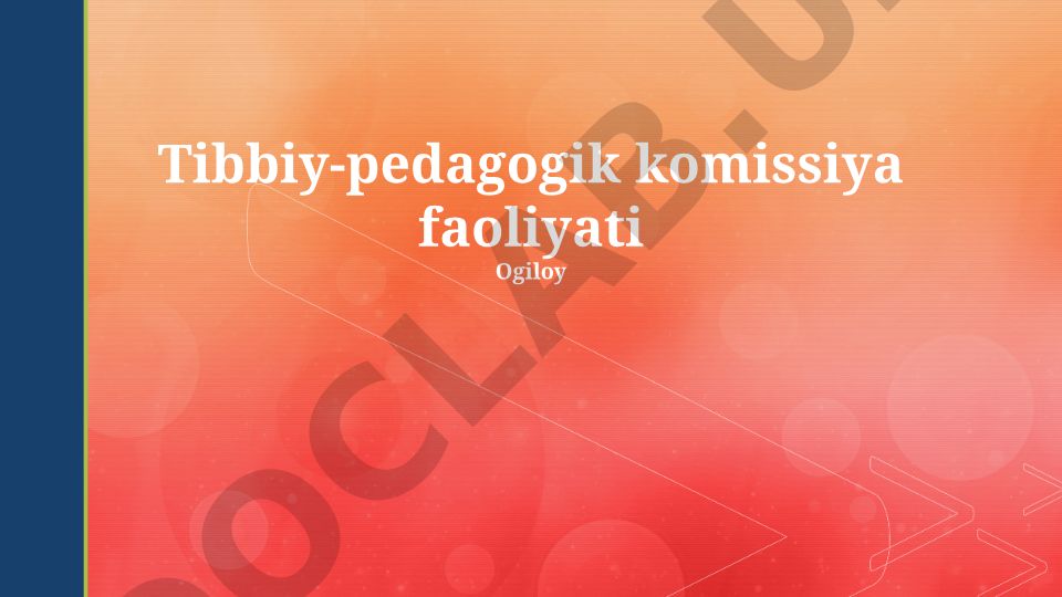 Tibbiy-pedagogik komissiya faoliyati va ta'lim sifatini takomillashtirish