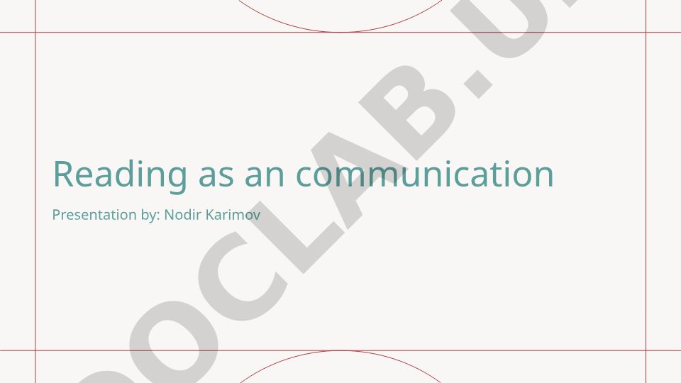 The Importance of Reading in Communication