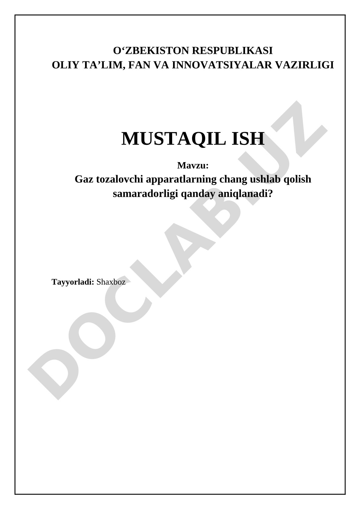 Gaz tozalovchi apparatlarning chang ushlab qolish samaradorligi qanday aniqlanadi?