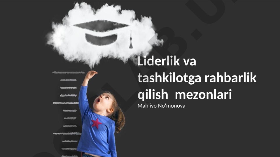 Liderlik va tashkilotga rahbarlik qilish mezonlari