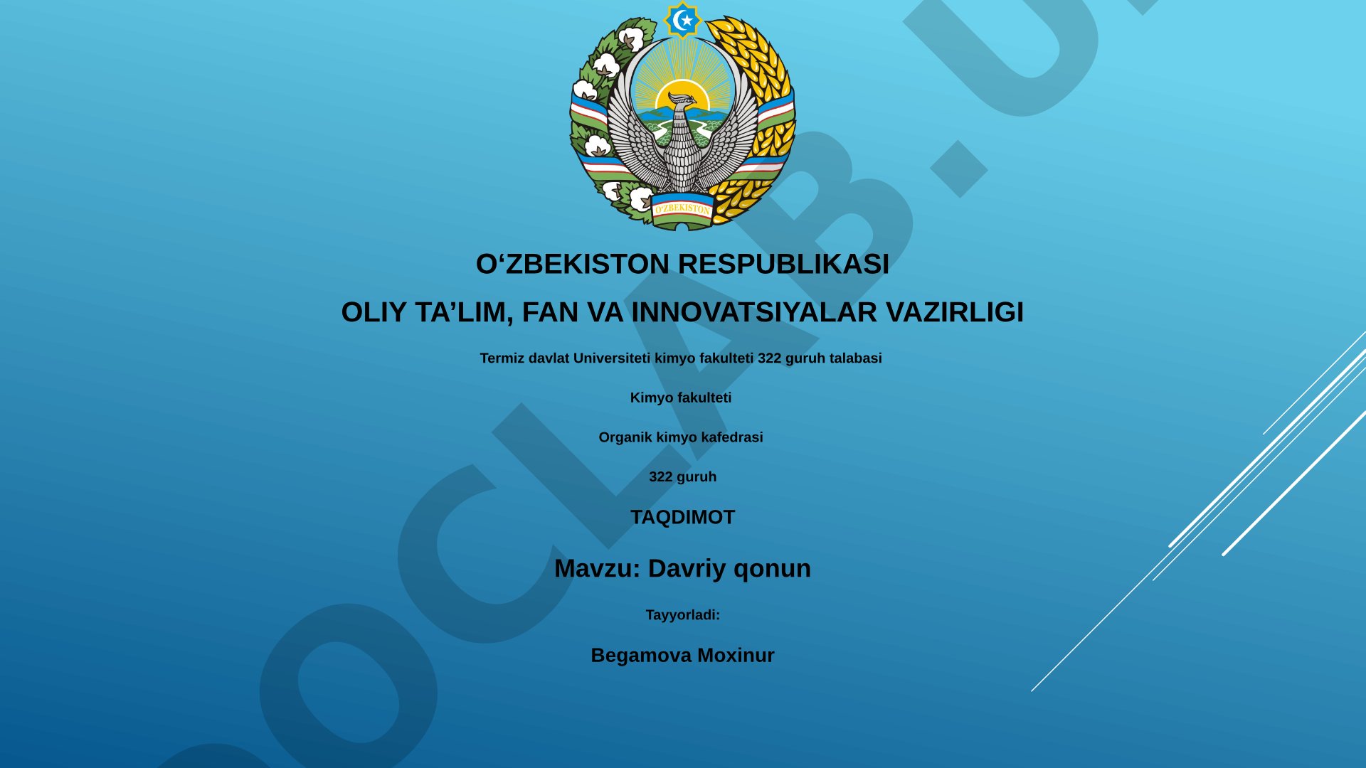 Davriy qonun