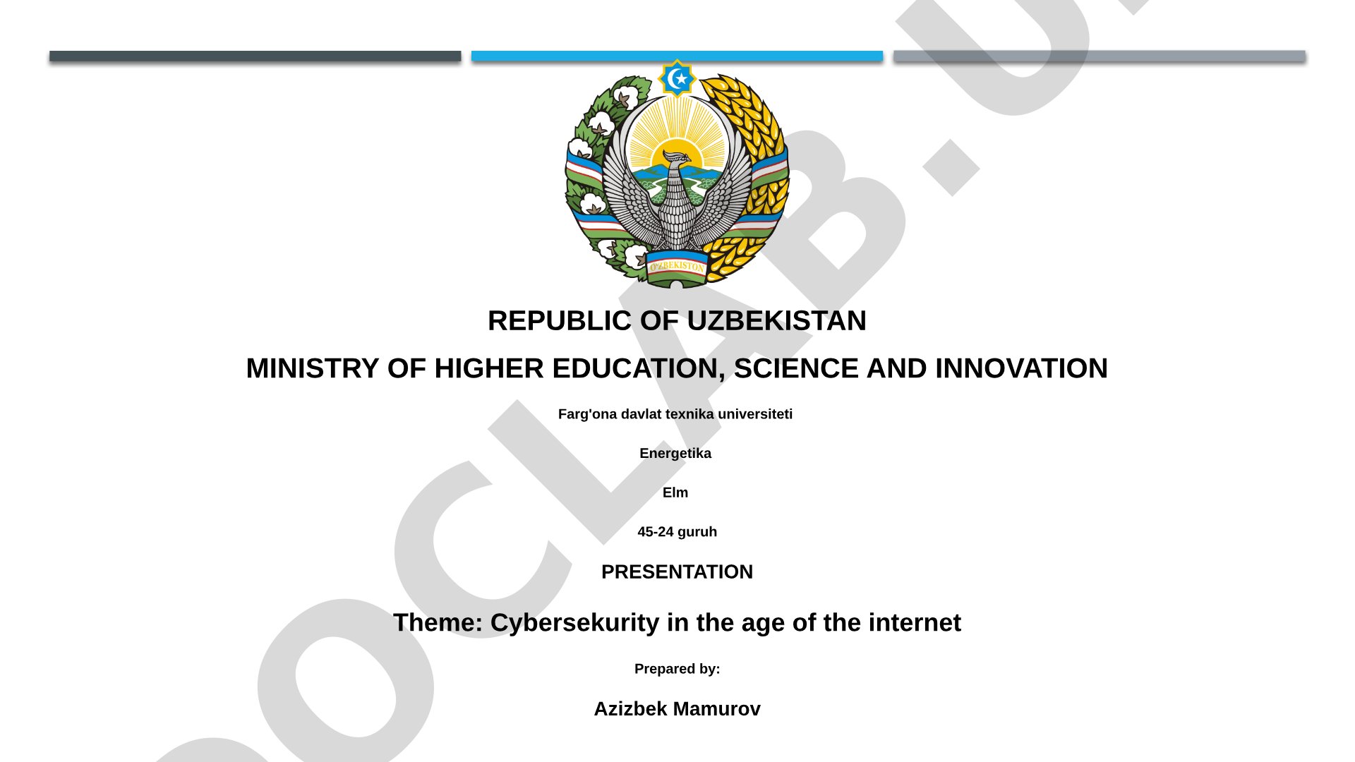 Cybersekurity in the age of the internet