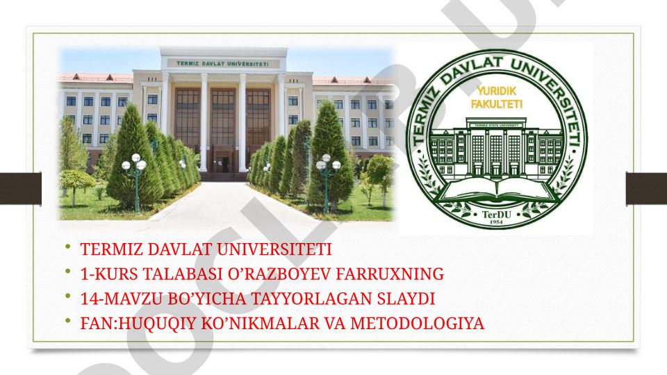 Prokuratura organ xodimlarining kasb axloqi va faoliyat talablari