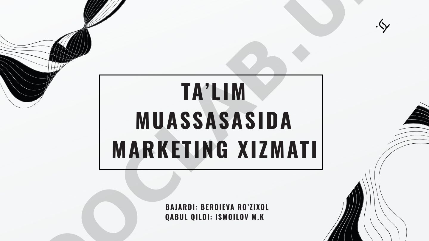 Oliy ta'lim muassasalarida marketing xizmatlari va rivojlanish tendentsiyalari