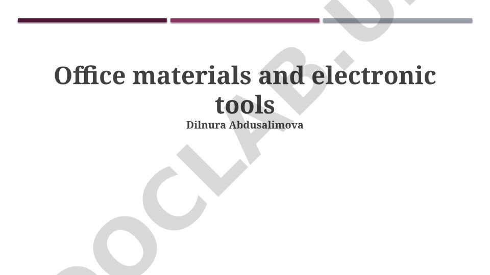 Essential Tools for the Modern Office