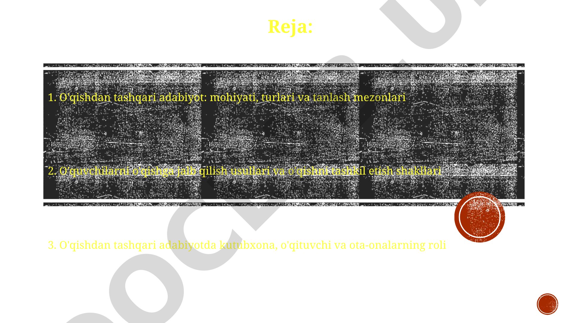 O'qishdan tashqari adabiyot: mohiyati, turlari va tanlash mezonlari