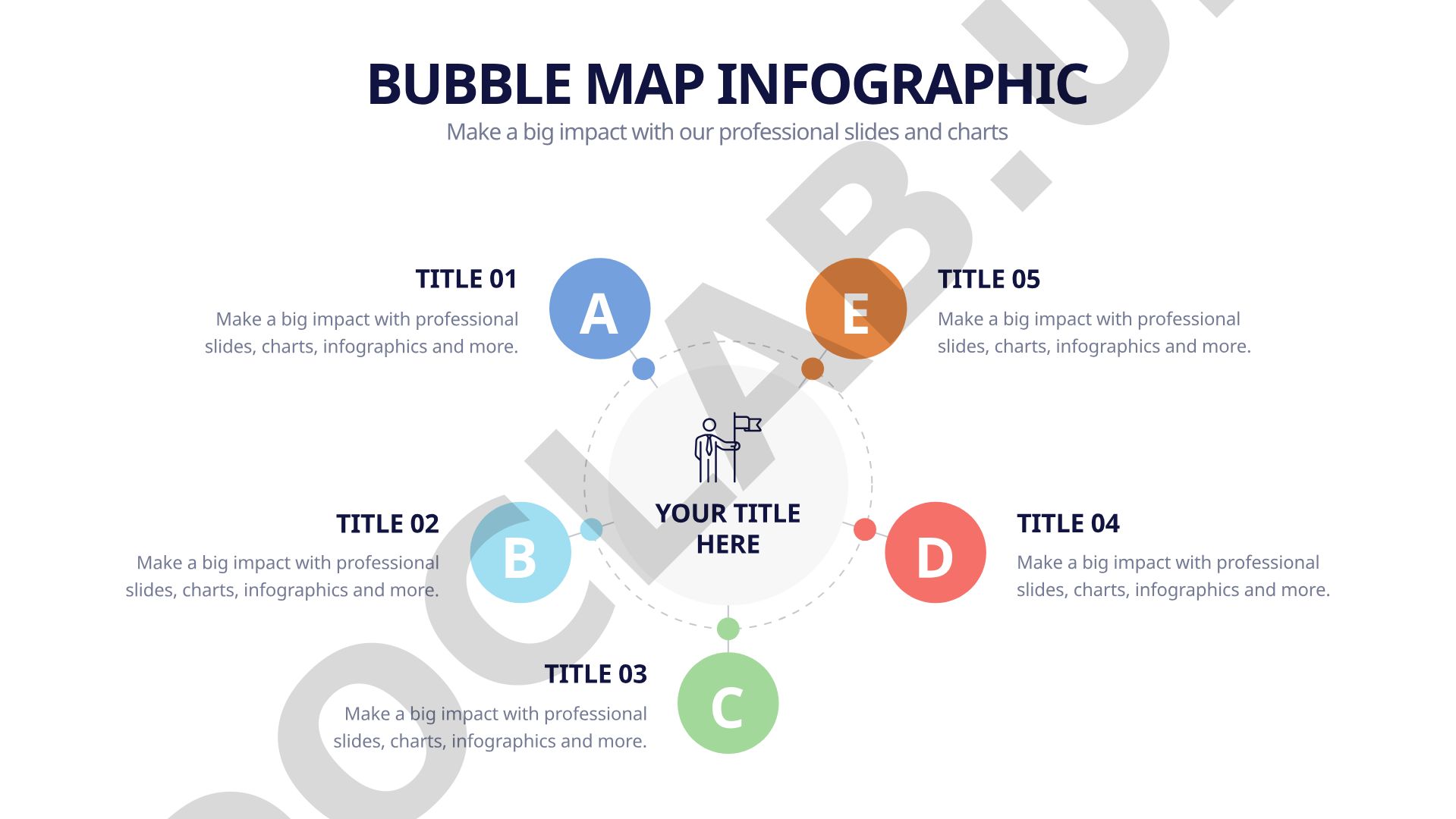 Bubble Map Infographic