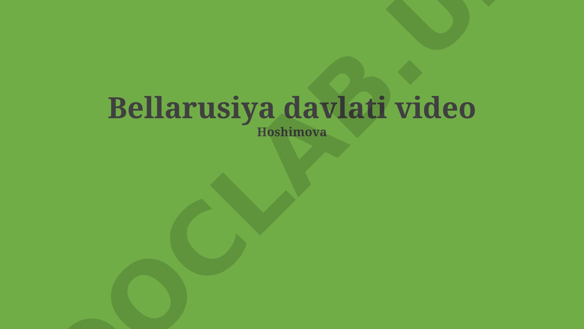 Belarus taʼlim tizimi: Umumiy koʻrinish
