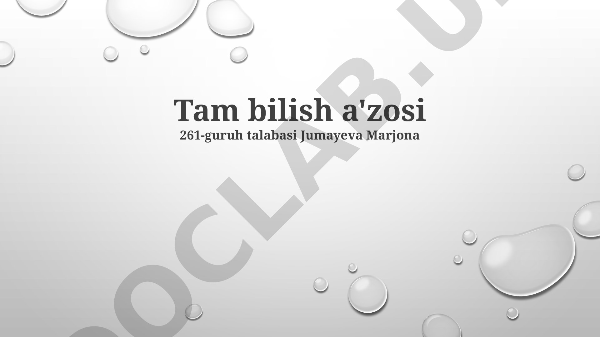 Sezgi organlari asoslari va ularning ishlashi