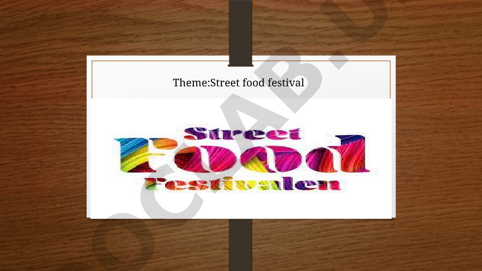 Street food festival
