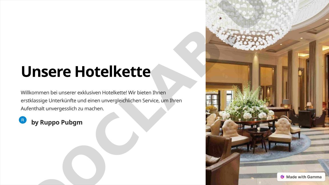 Unsere exklusive Hotelkette mit Standorten weltweit