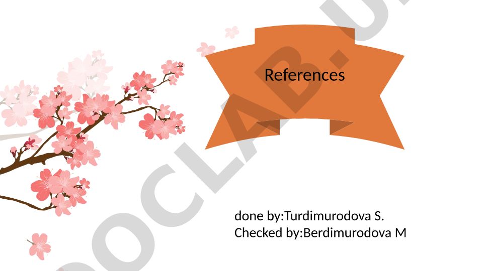 References in Academic Work
